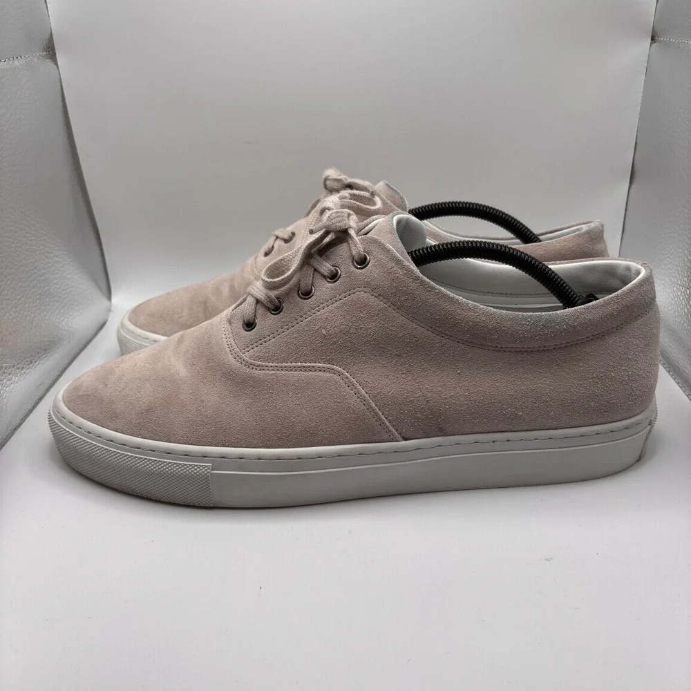 Suitsupply Light Brown Italian Calf Suede Sneakers Men's‎ Size US 12 / EU 45